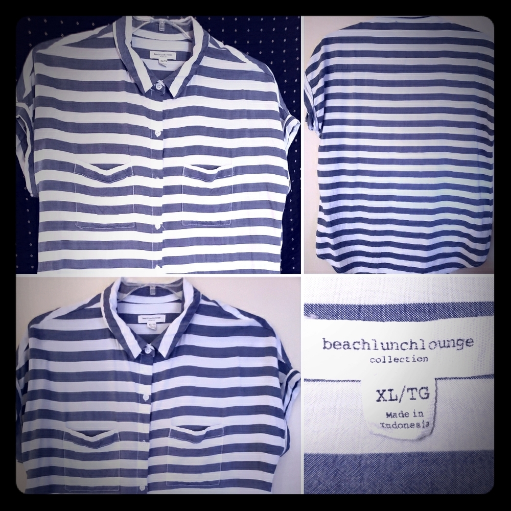 Beach Lunch Lounge Button down shirt